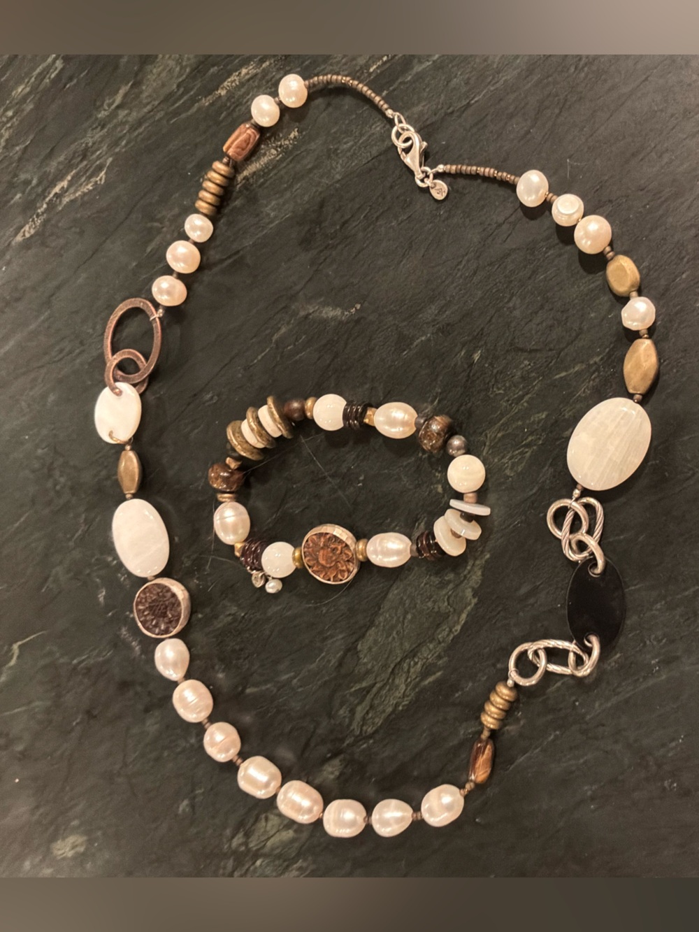 Silpada Necklace with Matching Bracelet